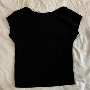 Black Sleeveless Top